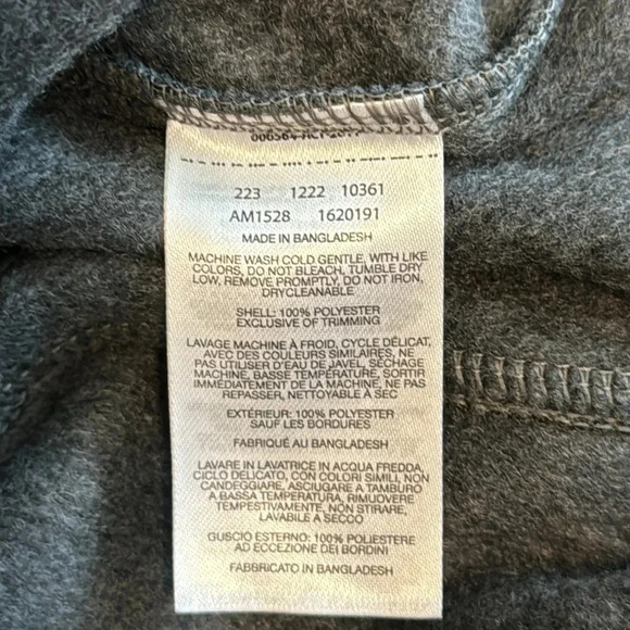 NWT Columbia Men’s Steens Mountain Half Zip Fleece Jacket Gray Size Medium - Picture 5 of 6